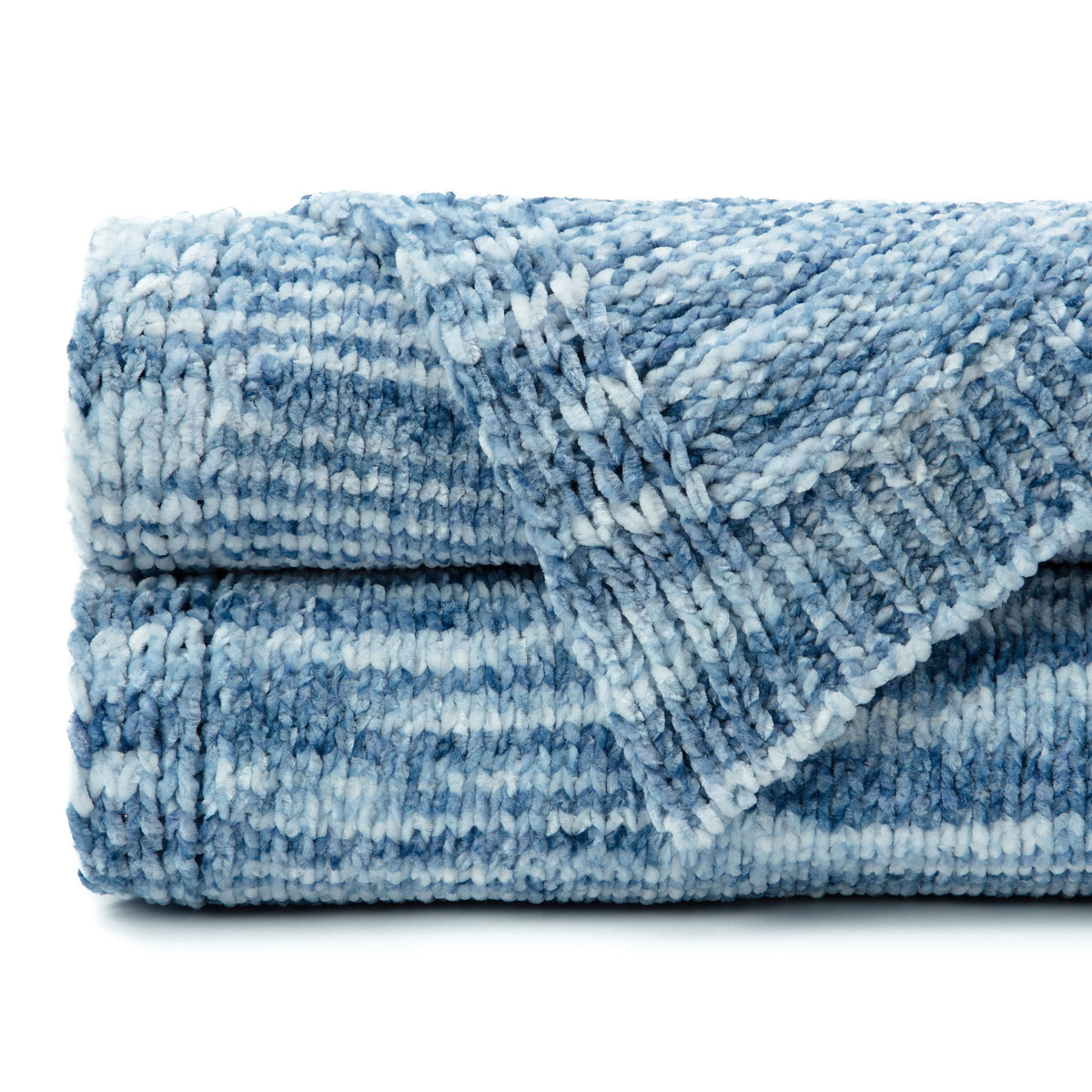 Light blue chenille discount throw