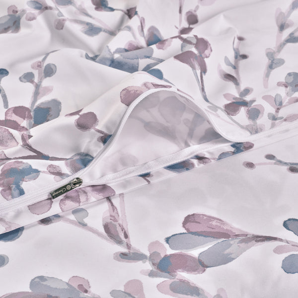 Watercolor Floral Buds Duvet Cover Set