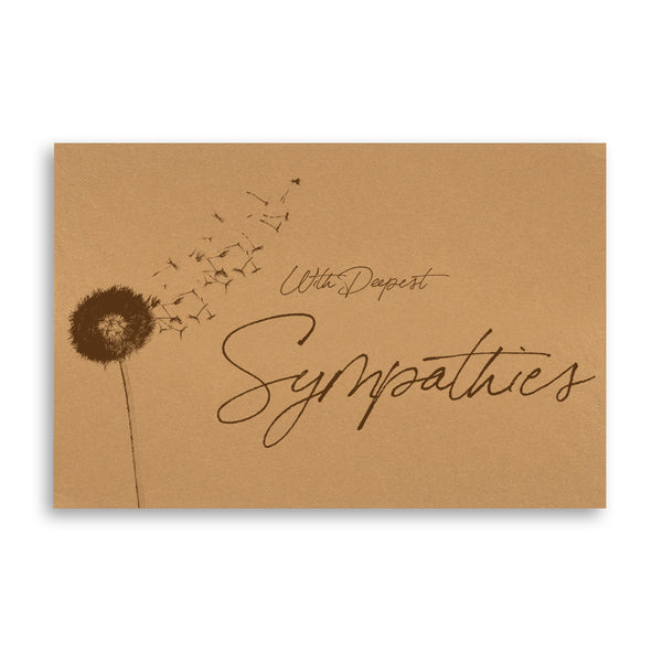 Sympathies Card  (1 pc)