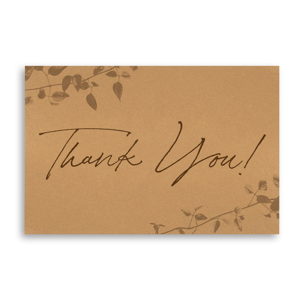 Card: Thank You Card  (1 pc)