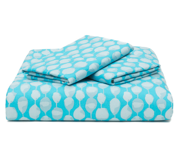 Aqua Duvet Cover Set