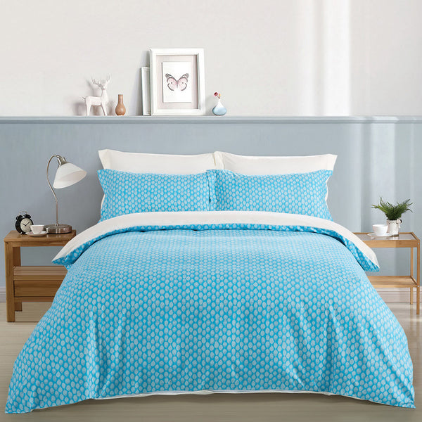 Aqua Duvet Cover Set